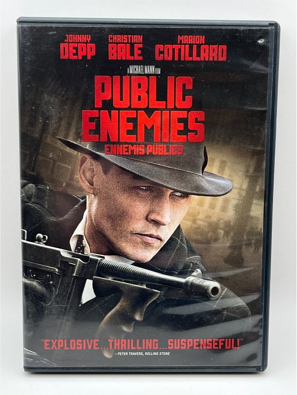 Public Enemies DVD Widescreen Johnny Depp 2009 Action & Michael Mann